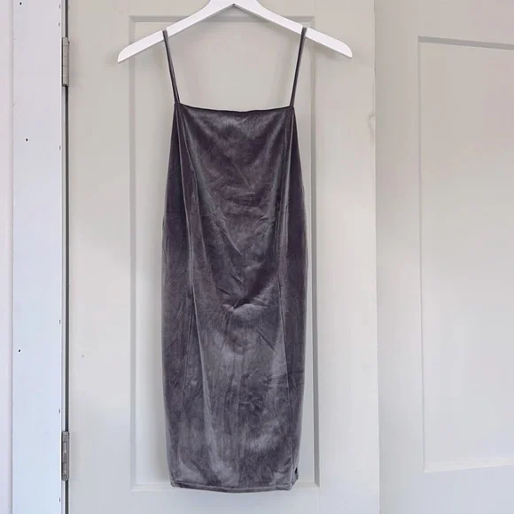 nasty gal after party dress After Party by Nasty Gal Velvet mini Dress spaghetti strap low back ECU Sz M